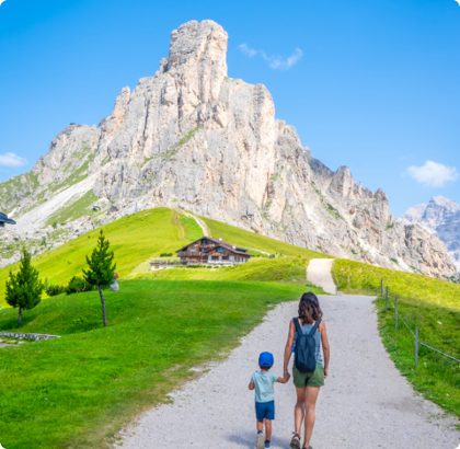 Tour Guidati Alpi famiglia viaggiare peopletour